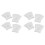 4Paires Hydratantes Gel Open Toe Pieds Spa 3