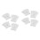 4Paires Hydratantes Gel Open Toe Pieds Spa 5