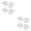 4Paires Hydratantes Gel Open Toe Pieds Spa 7