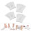4Paires Hydratantes Gel Open Toe Pieds Spa 9