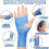 Blue pre-wrap athletic foam tape 4 pcs 120 yards 3