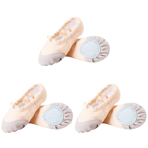 3Paires Chaussures De Danse Multi Usage Yoga, Et Durable 1