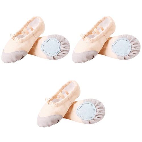 3Paires Chaussures De Danse Multi Usage Yoga, Et Durable 2