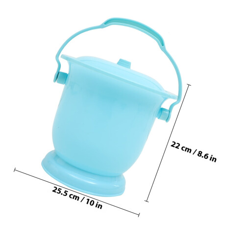 Urinalflaske til voksne med låg, PP-plast, 2 stk. 1