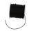 Cordón de algodón encerado negro para collar, rollo de 1 mm 4