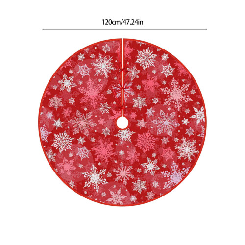 Grote fluwelen kerstboomrok 2