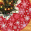 Grote fluwelen kerstboomrok 5