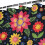 Cortina de chuveiro com estampa floral, 84x72 polegadas, com 12 ganchos. 3