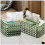 Ορθογώνιο κουτί χαρτομάντιλων γραφείου με διαφανή πρόσοψη 3