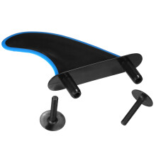 3 Stück 4,5 Zoll Weiche Surfboard-Flossen mit Schrauben für Longboard-Surfzubehör