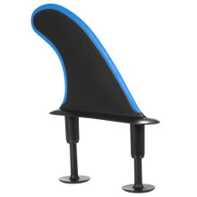 3 Stück 4,5 Zoll weiche Surfbrett-Flossen mit Schrauben für Longboard-Surfzubehör
