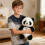 Λούτρινο παιχνίδι Panda - 10" Panda με απαλό και αξιολάτρευτο σχεδιασμό, άνετη οθόνη 4