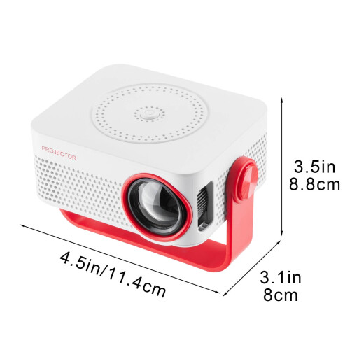 Φορητός μίνι προβολέας 1080P HD με Bluetooth 2