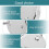 Bathtub Overflow Drain Cover Double Hole with Screws 3