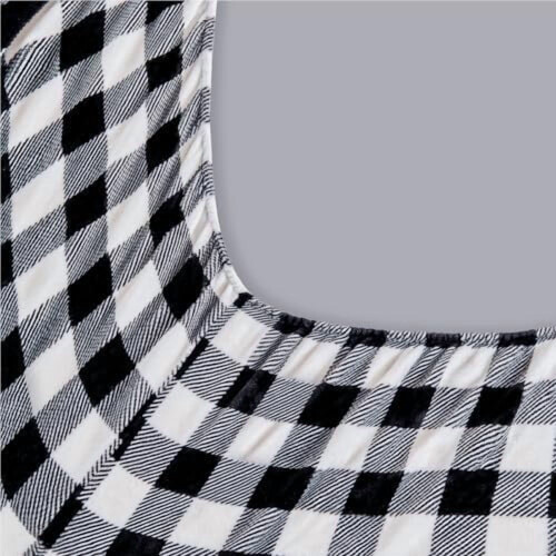 Σετ σεντόνια Queen Flannel – Κόκκινο & Μαύρο Καρό, 4 τεμάχια κλινοσκεπάσματα από 1