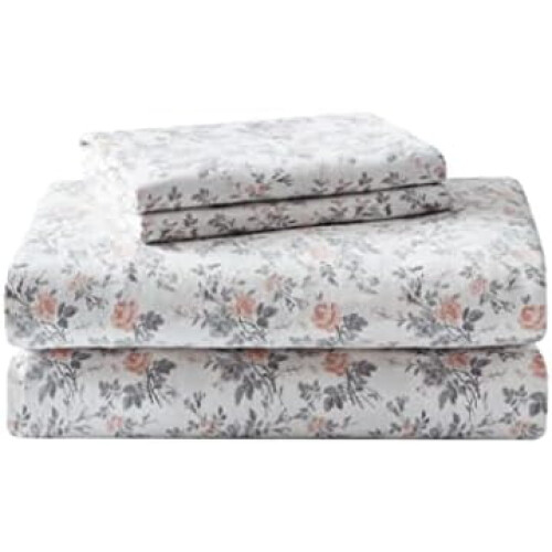 Σεντόνια Flannel Twin Size, Αντιρυτιδικά & Ανθεκτικά στις Ρυτίδες Βαμβακερά, Μαλακά, 2