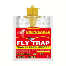 Sacs Piège à Mouches Suspendus Appât Soluble dans l'eau Attraper Insectes Nuisibles Outil Portable
