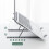 Support vertical pour ordinateur portable, support de bureau réglable sur 6 positions 4
