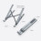 Support vertical pour ordinateur portable, support de bureau réglable sur 6 positions 5