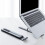 Support vertical pour ordinateur portable, support de bureau réglable sur 6 positions 8