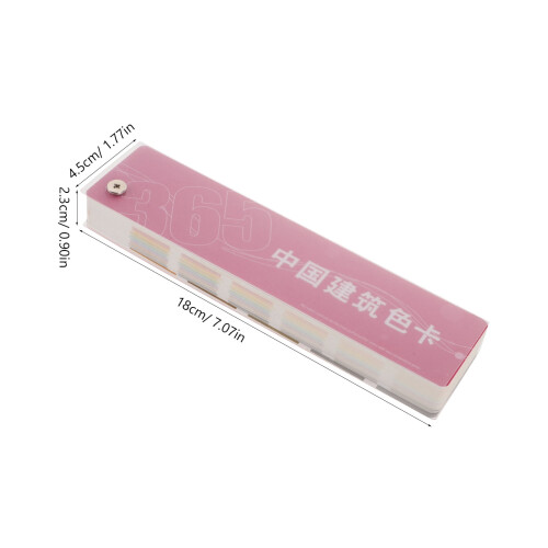 Portable Paint Color Cards Multicolored Paper for Accurate Color Selection 1