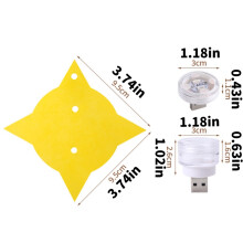 Lampe tueuse d'insectes tueur de moustiques piège à mouches outil d'intérieur contrôle du son parasite
