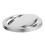 Bathroom Trash Can Lid Replacement Office Garbage Bin Cover Silver 7