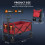 Foldable Utility Wagon Cart with All-Terrain Wheels 380 lbs 3