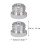 Mikrofonstativadapter i aluminium, 5-pakning 3