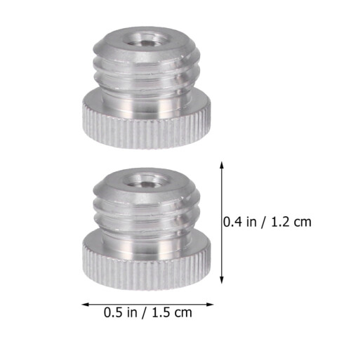 Mikrofonstativadapter i aluminium, 5-pakning 2