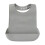 Adjustable Silicone Bib for Adults Gray Large 2