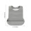 Adjustable Silicone Bib for Adults Gray Large 7