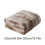 Bubble-Shape Faux Throw Blanket 60 x 80 in Red 3