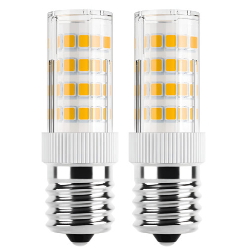 Bec LED E17 pentru electrocasnice, 4W, 3000K, pachet de 2 2