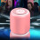 Caixa de Som Subwoofer Bluetooth Portátil – Rosa 4