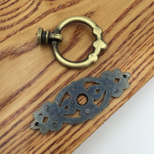 KALLORY antike Schrankknöpfe, rotbronze, 2 Stück 1