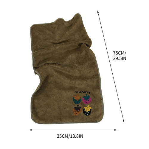 Πετσέτα μπάνιου Premium Strawberry Coral Fleece - Εξαιρετικά απαλή, εξαιρετικά απορροφητική και 2