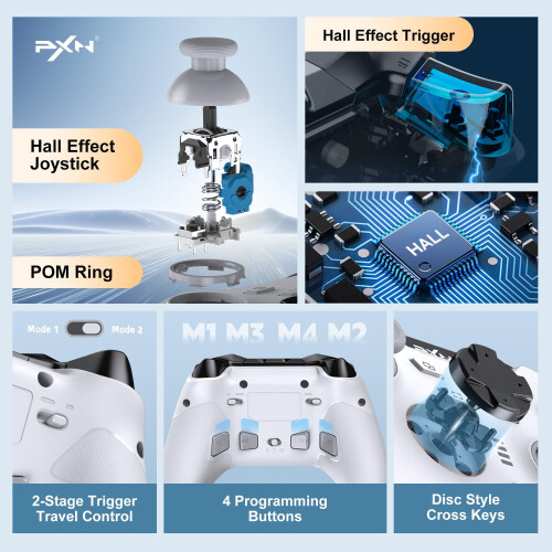 P5 Wireless Gaming-Controller mit Hall-Effekt-Joysticks 1