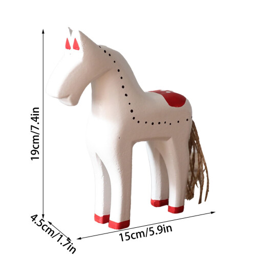 Tre gyngehestdekorasjon i rustikk gårdshusstil 2
