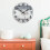 DESIGNICE Wall Clock Energy-Efficient Living Room Wall Decor Stylish Functional Modern Wall Clock,522 4
