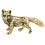 Brass Fox Statue Desktop Decoration 4