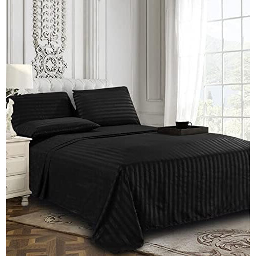 Luxe beddengoedset van microvezel voor queensize bed (6-delig) 2