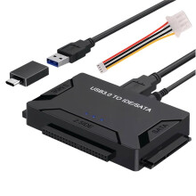 /IDE to USB 3.0 Adapter for 2.5/3.5-Inch HDD SSD External IDE Hard Disk Adapter Hard Drive Adapter AU Plug