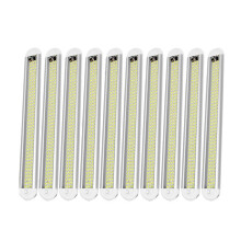 12V LED-Interieurverlichting, 120 LED'S, 1500 Lumen, 8W 12 Volt LED-Strips met aan/Uit-Schakelaar, voor Gesloten Laadruimtes, 10 Stuks