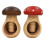 2pcs "Mushroom & Toadstool" Wooden Nutcracker Set Nut Shelling Tool, Multi-Functional Walnut Cracker 1