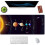 XXL Solar System Gaming Mouse Pad 35,5"x15,7", Αντιολισθητική Βάση από Λαστιχένιο Υλικό, Ραμμένες 3