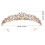 Tiara de aleación dorada para mujer 2