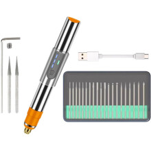 Kit D'Outils de Gravure - Métal, Bois, Pierre, Gravure de Haute Précision, Convient à la Fabrication de Bijoux et à la Pierre D'Art
