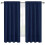 Cortinas térmicas blackout azul marinho 52x54 polegadas (132x137 cm) - 2 painéis 7