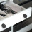 Møbelknop Aluminium Sort Oxideret Diamantmønster 6-pak 2